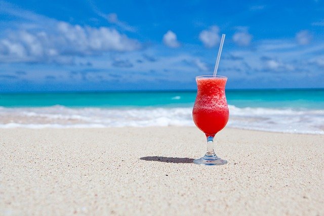 drink na pláži